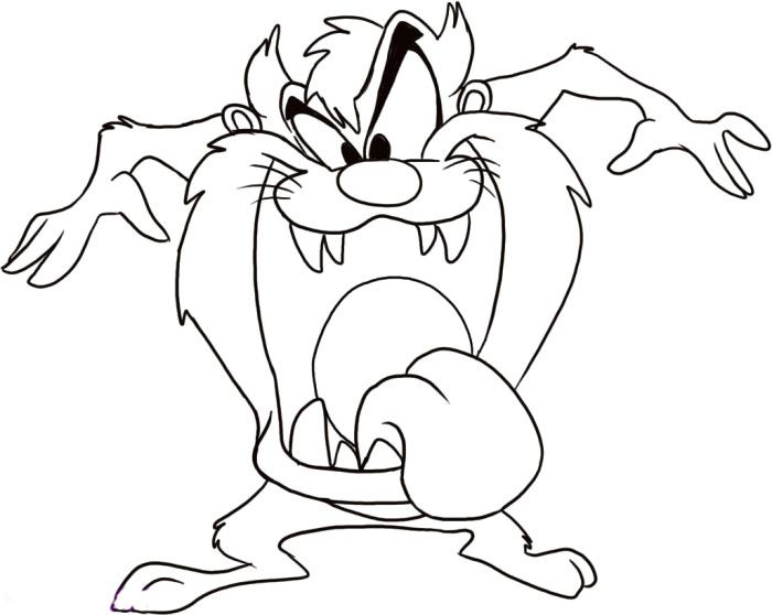 700x558 Drawn Devil Coloring Many Interesting Cliparts