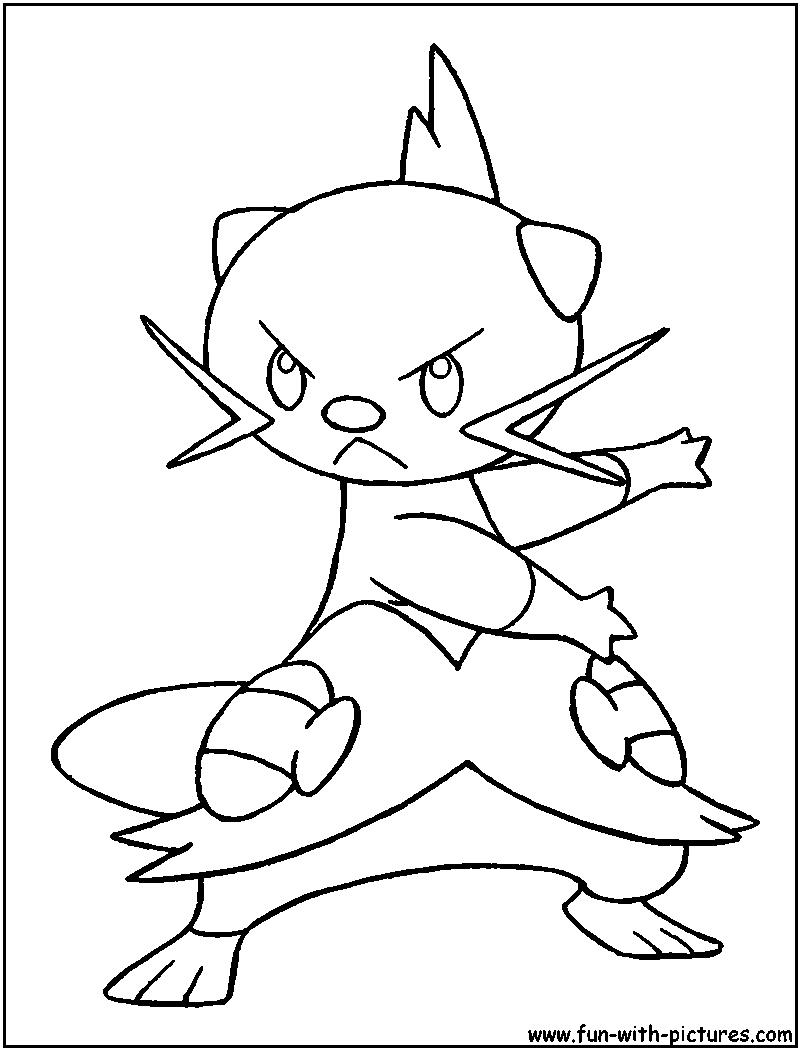 800x1050 Dewott Coloring Page
