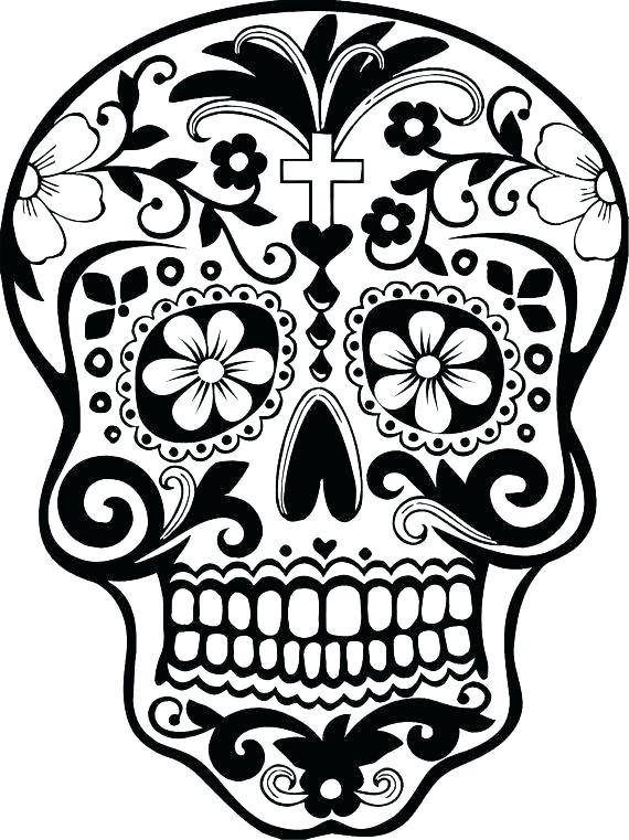 570x761 Dia De Los Muertos Coloring Pages Dia De Los Muertos Coloring