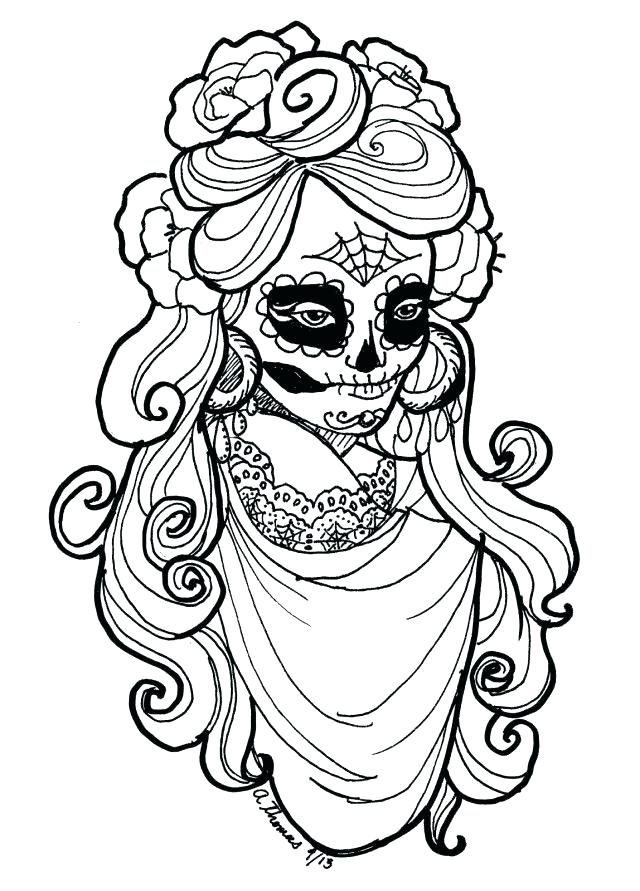 640x891 Dia De Los Muertos Coloring Pages There Dia De Los Muertos Couple