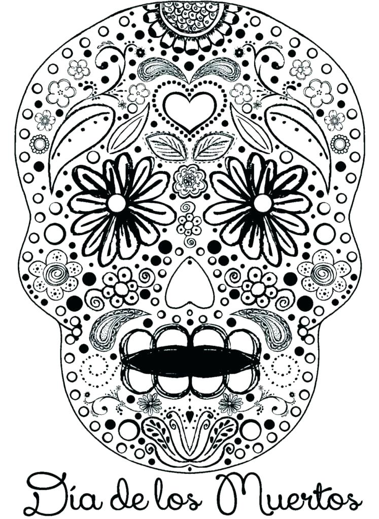 747x1024 El Dia De Los Muertos Coloring Pages Coloring Pages Coloring Pages