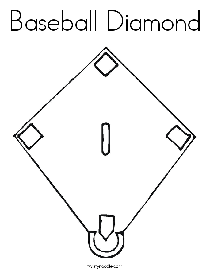 Diamond Coloring Page
