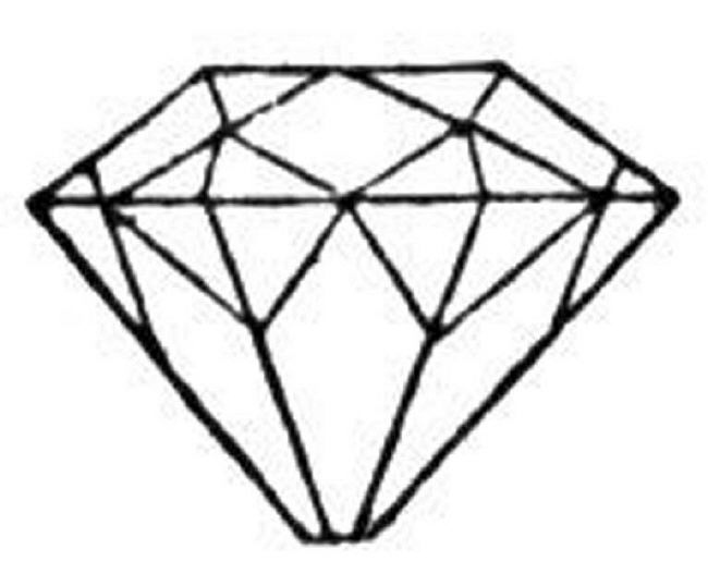 650x538 Diamond Coloring Page Unique Coloring Pages Free Printable