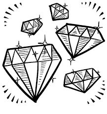 217x232 Diamonds Drawing