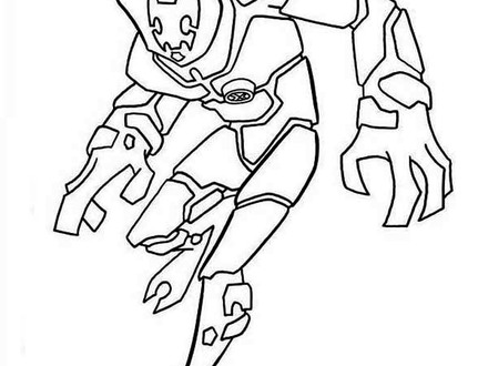 440x330 Exelent Diamond Head Ben 10 Coloring Pages Model