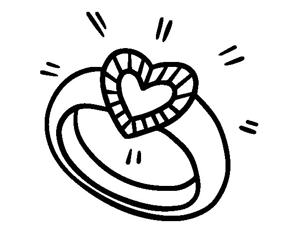 600x470 Fancy Ring Coloring Pages Images
