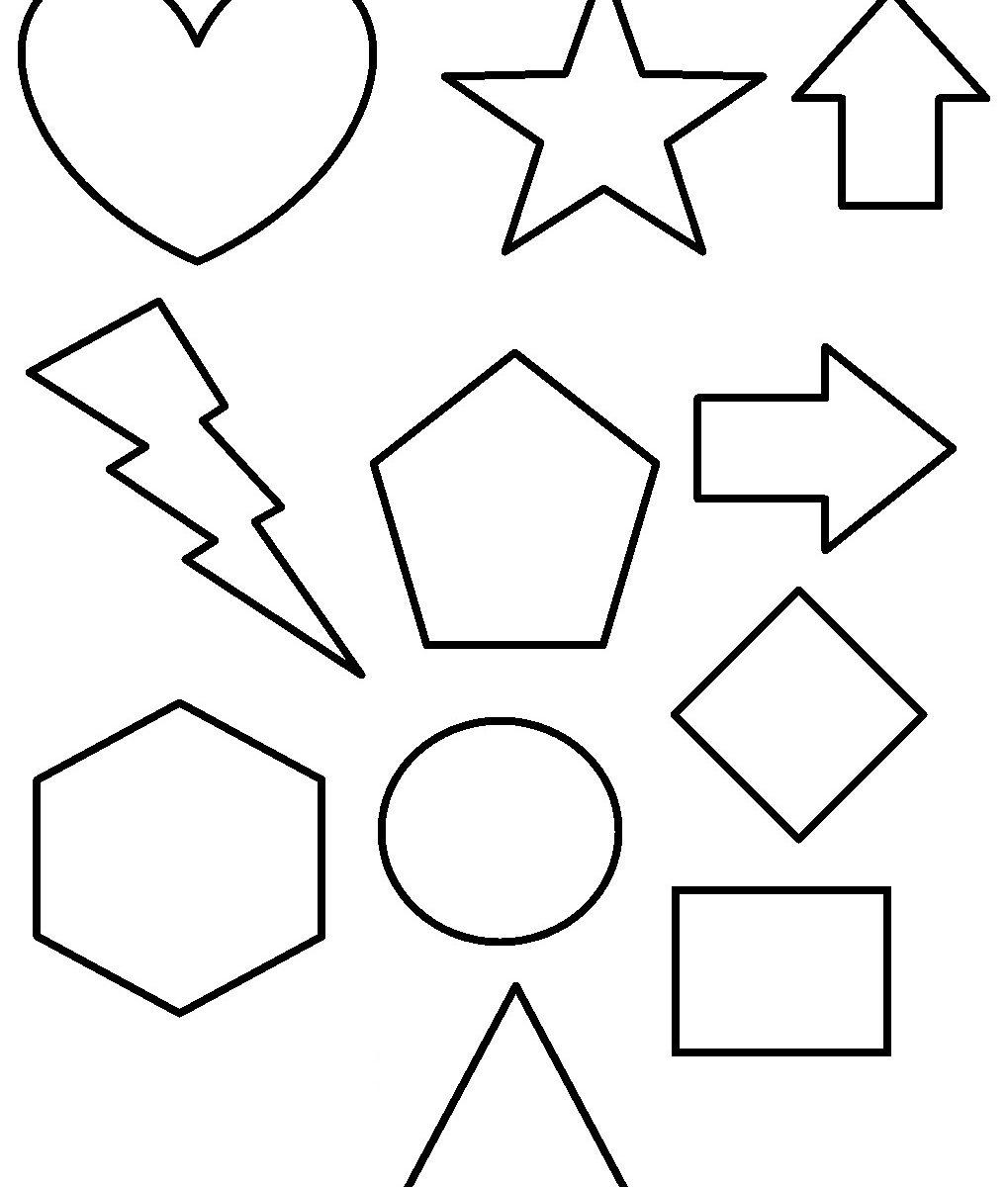 1019x1200 Shapeng Pages For Preschoolers Printable Kindergarten Rhombus