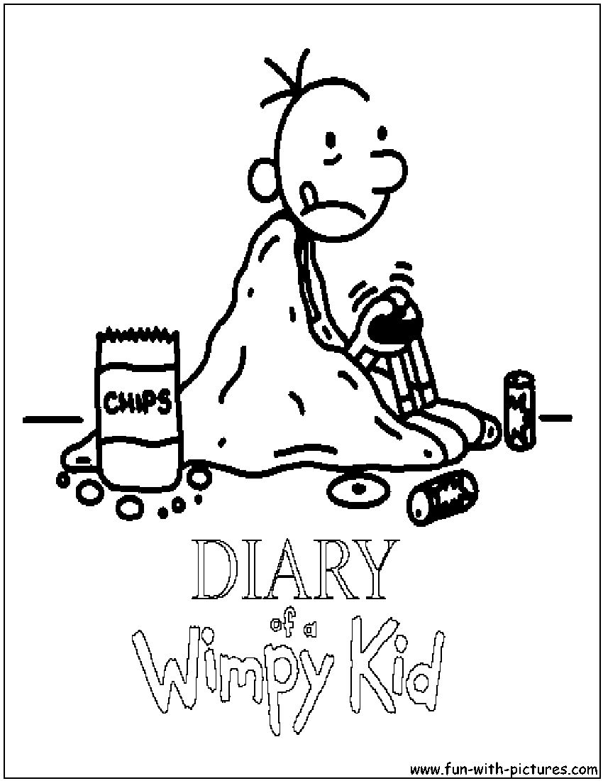 850x1100 Diary Of A Wimpy Kid Coloring Page In Diary Of A Wimpy Kid