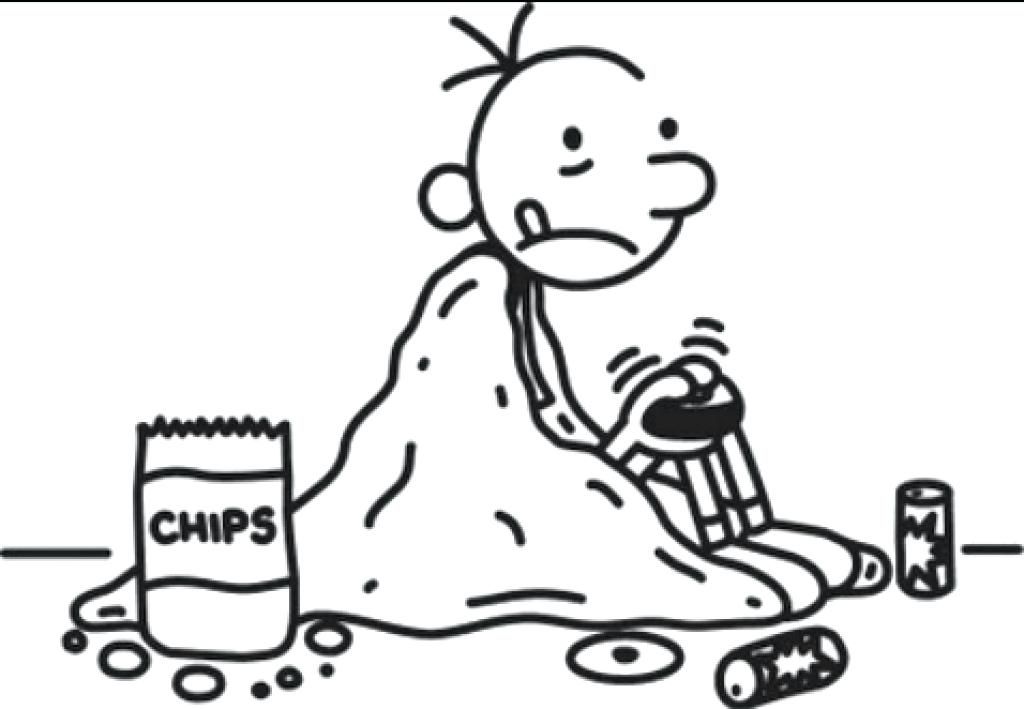 1024x709 Elegant Wimpy Kid Coloring Pages For Diary Of A Wimpy Kid Coloring
