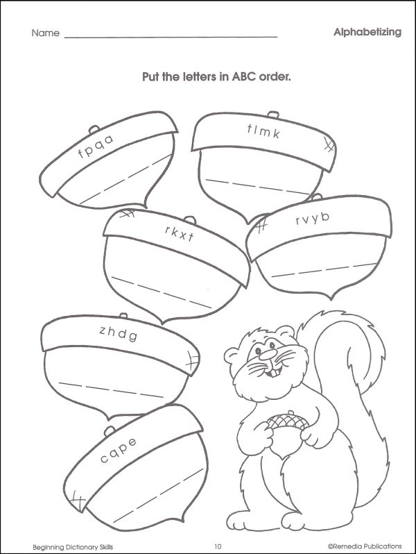 600x798 Dictionary Skills Grades 1 3 (019800) Details