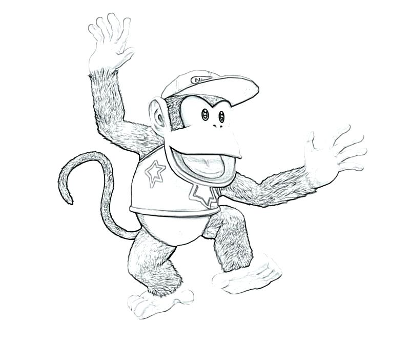 800x667 Donkey Kong Coloring Pages Mario Vs Donkey Kong Coloring Pages
