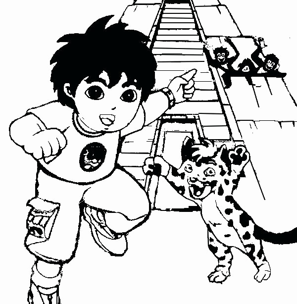 600x614 Diego Coloring Pages Pictures Diego Coloring Pages Coloring Pages