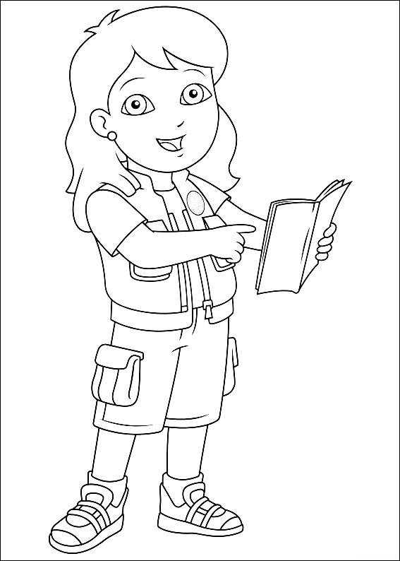 567x794 Kids N 41 Coloring Pages Of Diego, Go Diego Go