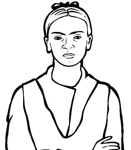 459x526 Diego Rivera Coloring Pages Free Famous People Coloring Pages