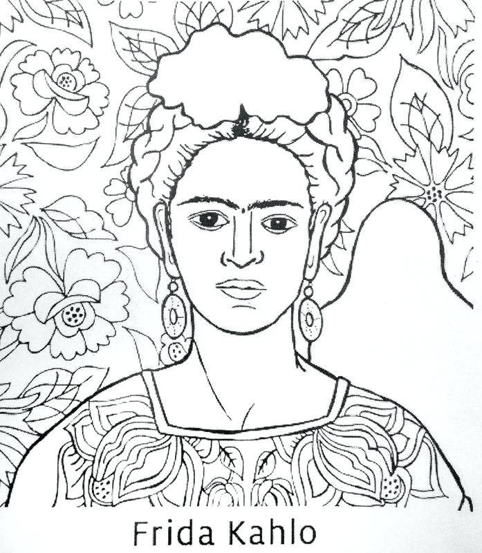 697x800 Diego Rivera Coloring Pages