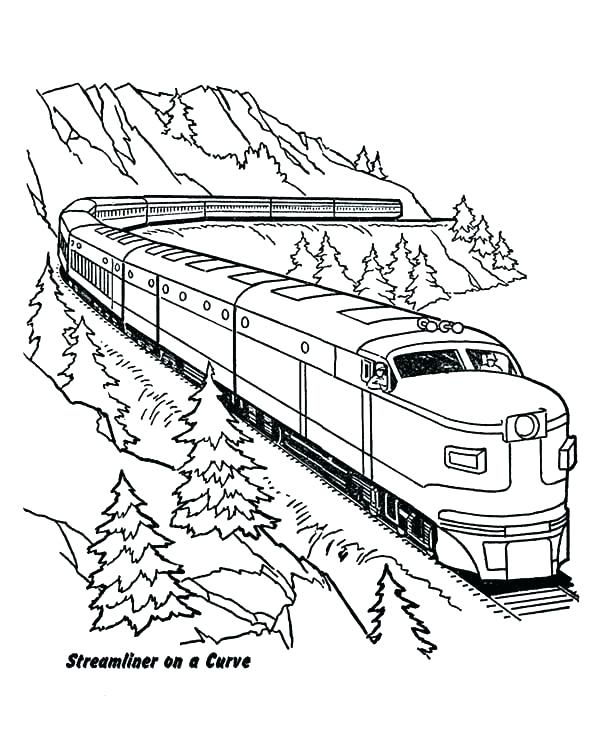 600x734 Diesel 10 Coloring Page Diesel Train Coloring Pages Train Coloring