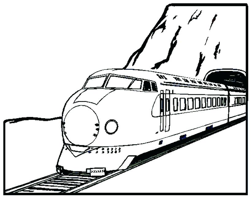 819x645 Awesome Diesel Train Coloring Pages And Train Coloring Pages