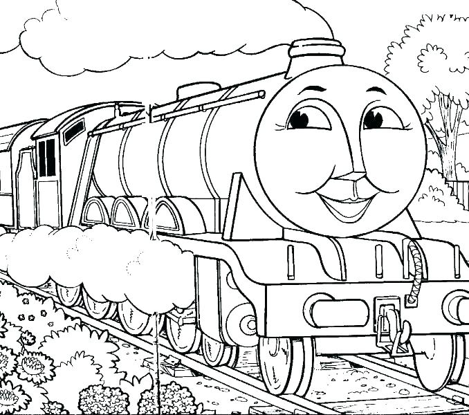 678x600 Thomas Coloring Book Coloring Pages Tank The Train Coloring Pages
