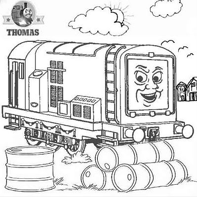 399x400 Diesel 10 Coloring Pages Thomas And Friends Diesel Does It Again