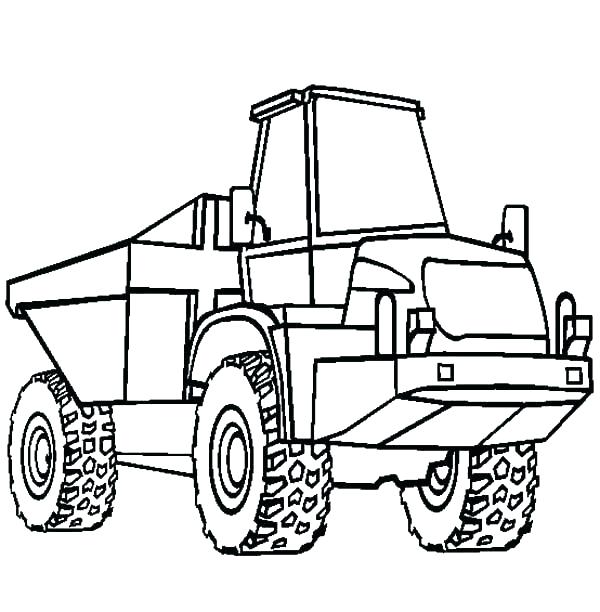 Diesel Truck Coloring Pages