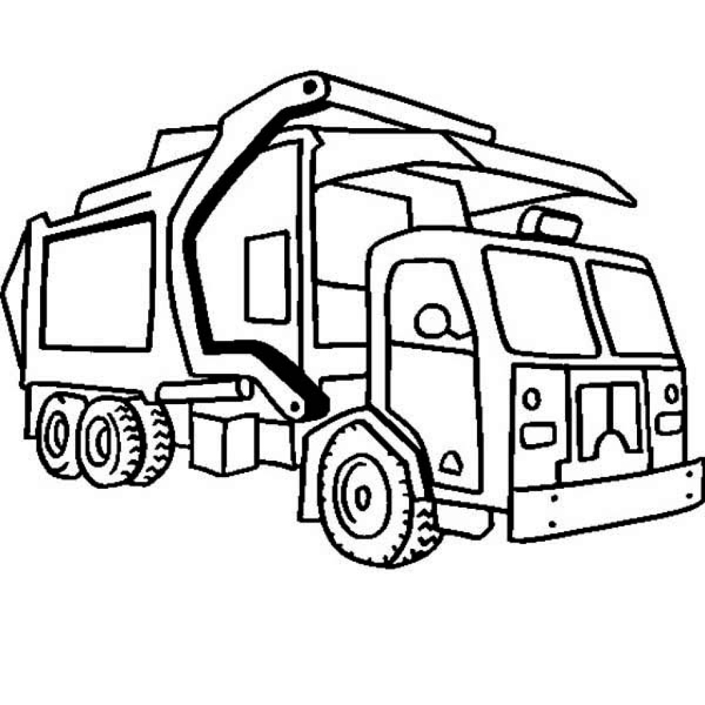1024x1024 Wondrous Design Semi Truck Coloring Pages Stunning Diesel
