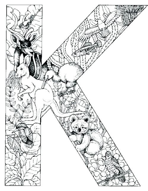 500x647 Animal Coloring Pages For Adults