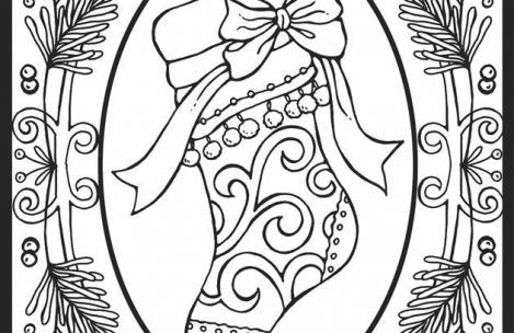 469x304 Difficult Christmas Coloring Pages Just Colorings