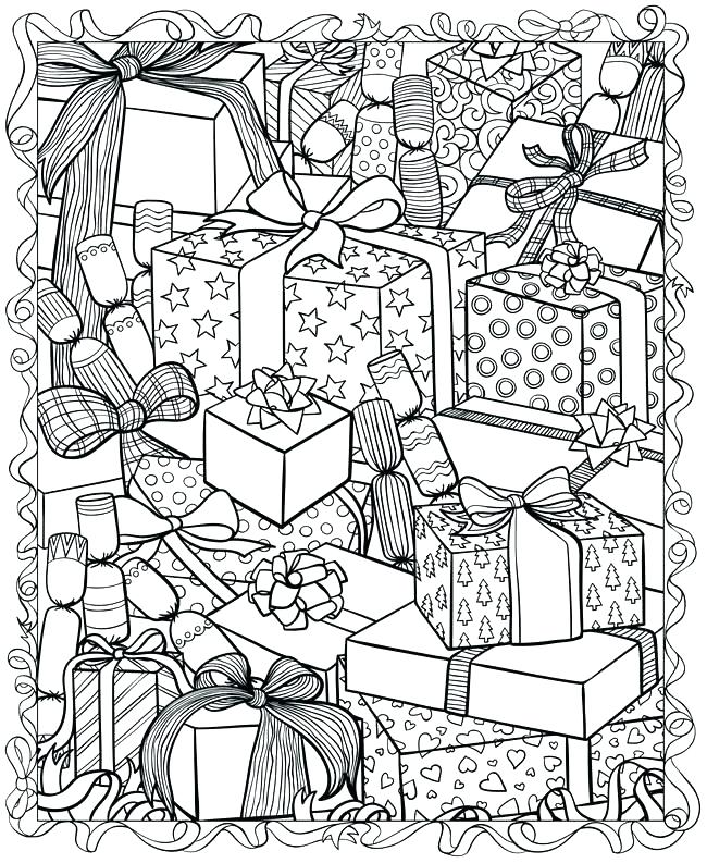 650x793 Difficult Christmas Coloring Pages Free Printable Difficult