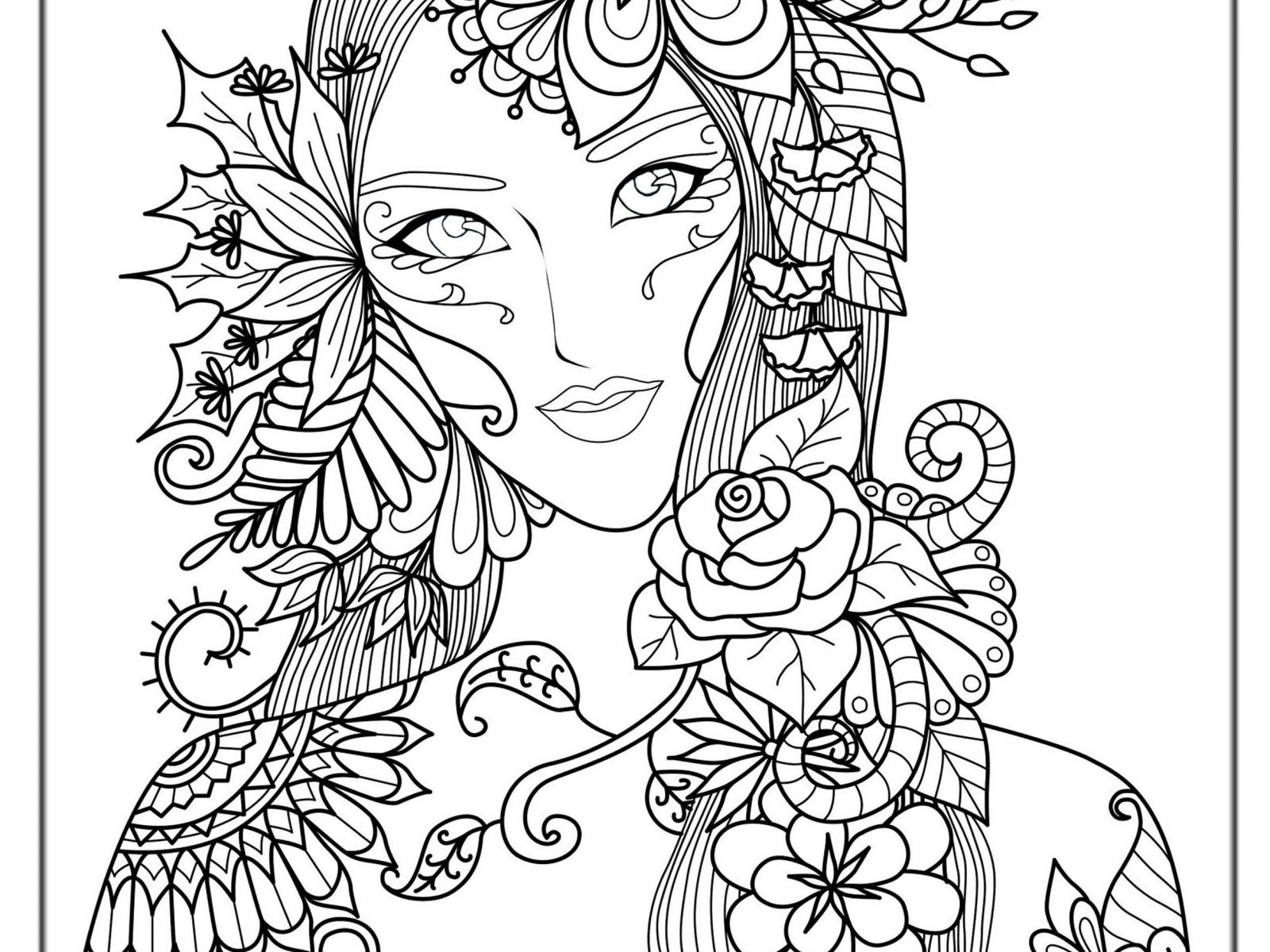 1600x1200 Clever Design Printable Difficult Coloring Pages Fabulous