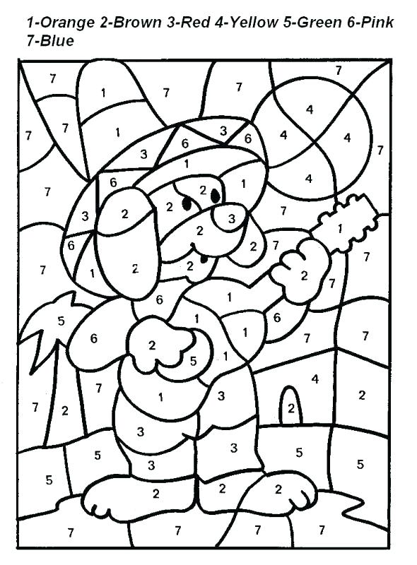 590x800 Coloring Color By Number Coloring Pages Difficult Plus Color By