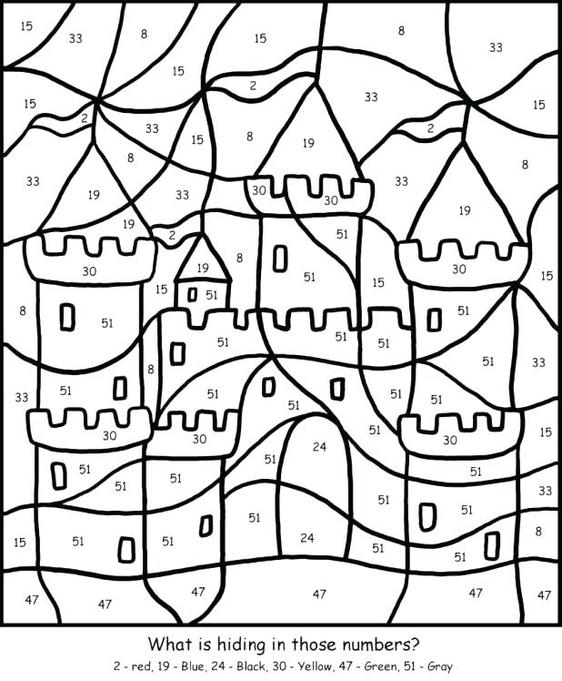 618x748 Complex Color By Number Printables Color By Number Coloring Pages