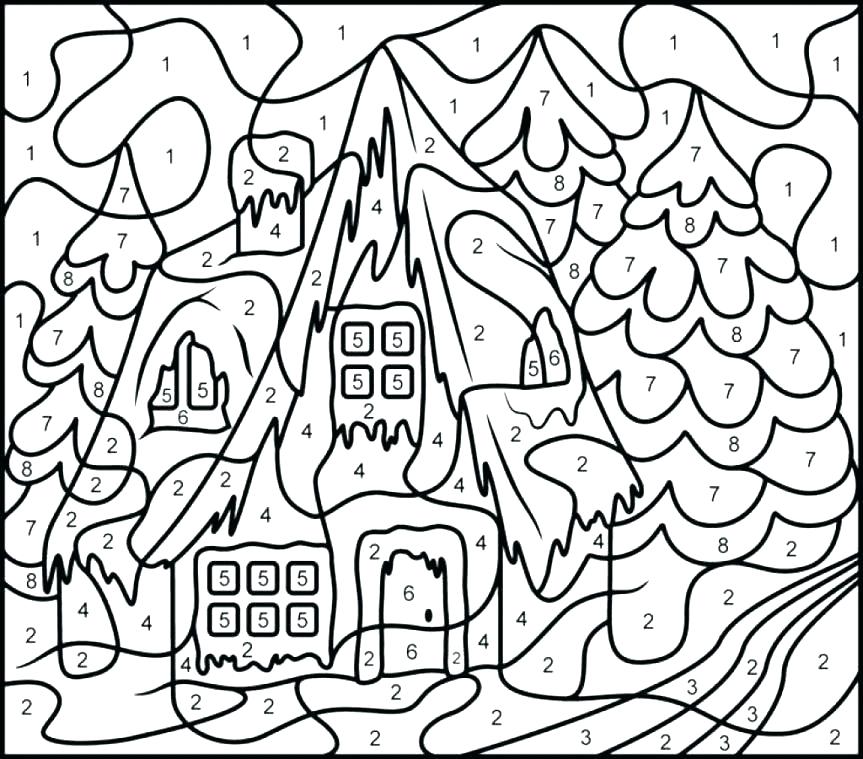 863x759 Color By Number Coloring Pages For Adults Advanced Color By Number
