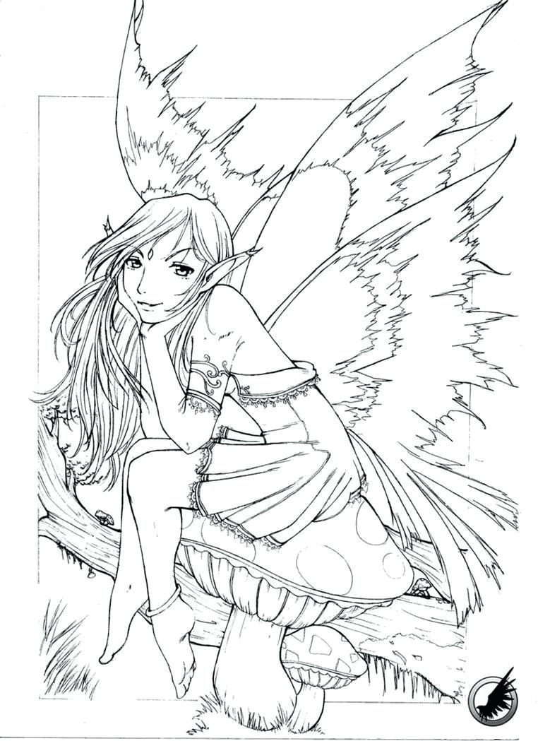 762x1049 Secrets Coloring Pages For Adults Difficult Fairies Page Giant