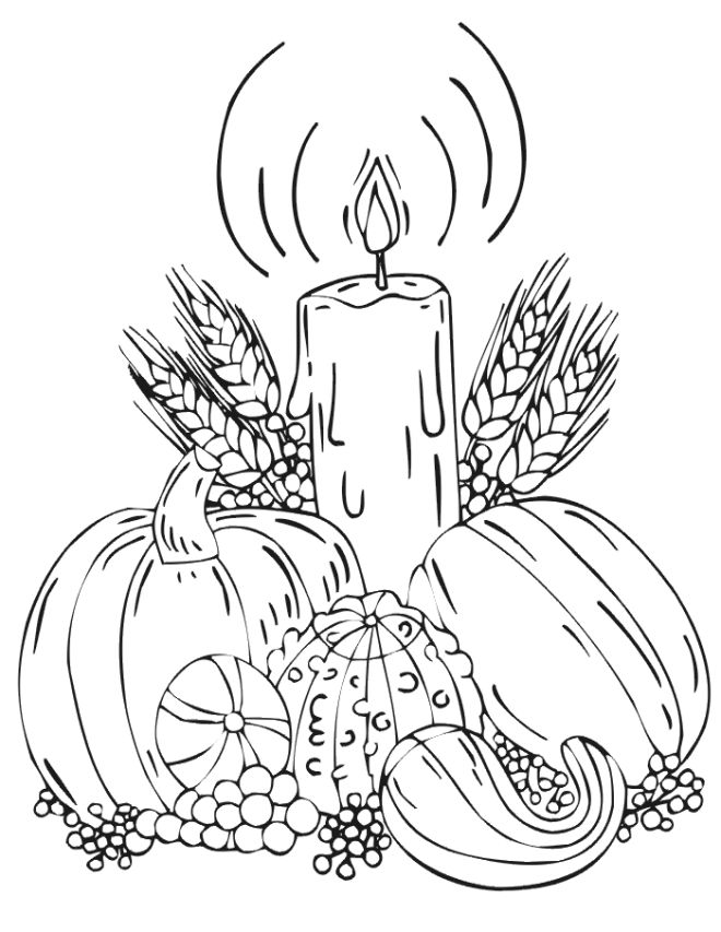 Difficult Fall Coloring Pages