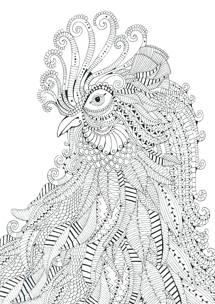 736x1040 Printable Difficult Coloring Pages