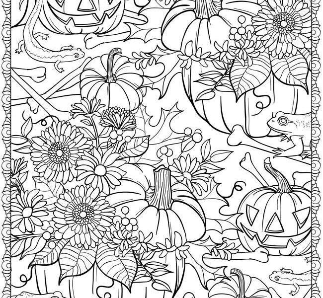 650x600 Difficult Halloween Coloring Pages Awesome Coloring Pages
