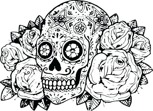 500x362 Difficult Halloween Coloring Pages Coloring Pages Difficult Hard