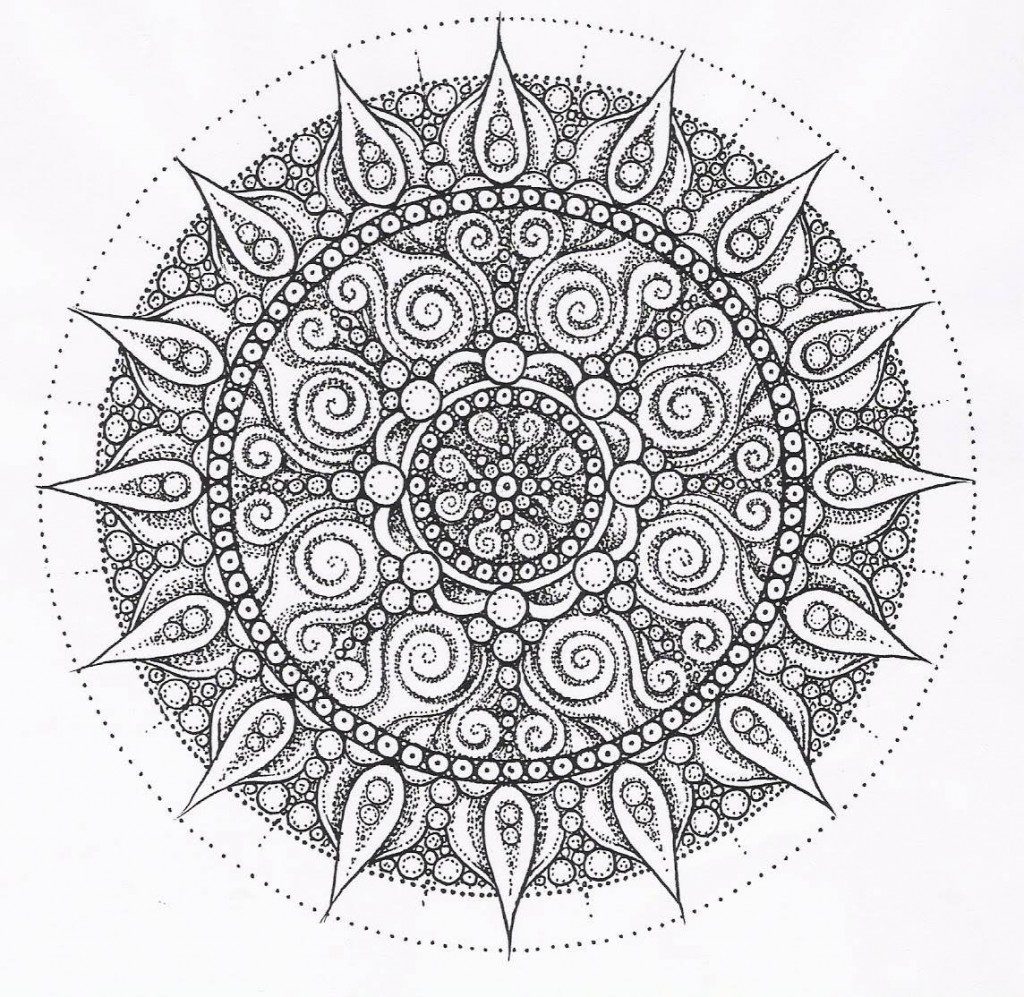1024x997 Printable 19 Mandala Coloring Pages Expert Level 5493 Coloring