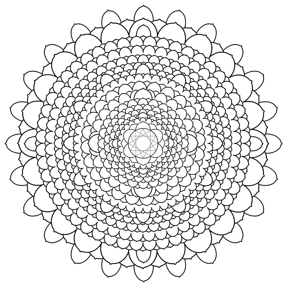 1200x1200 Difficult Mandala Coloring Pages Difficult Mandala Coloring