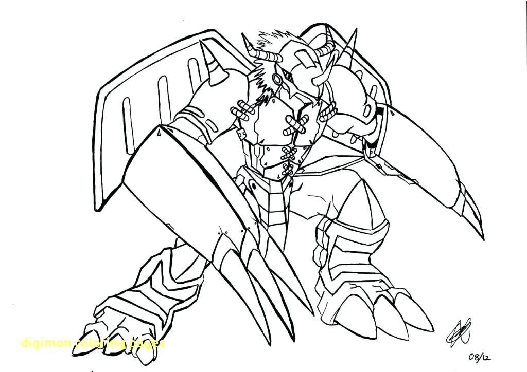 1024x724 Digimon Coloring Pages Free Printable