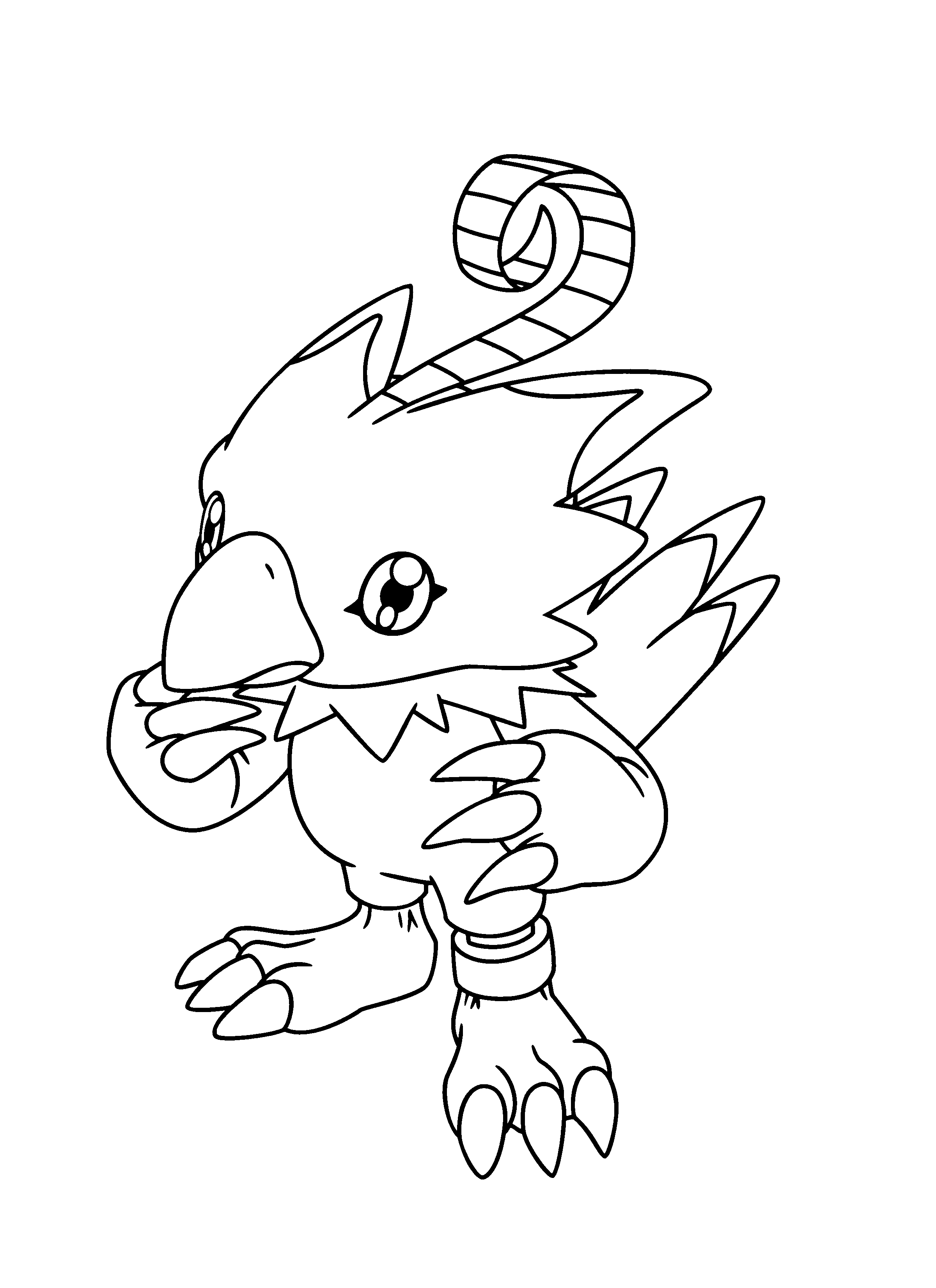 2400x3300 Free Printable Digimon Coloring Pages For Kids