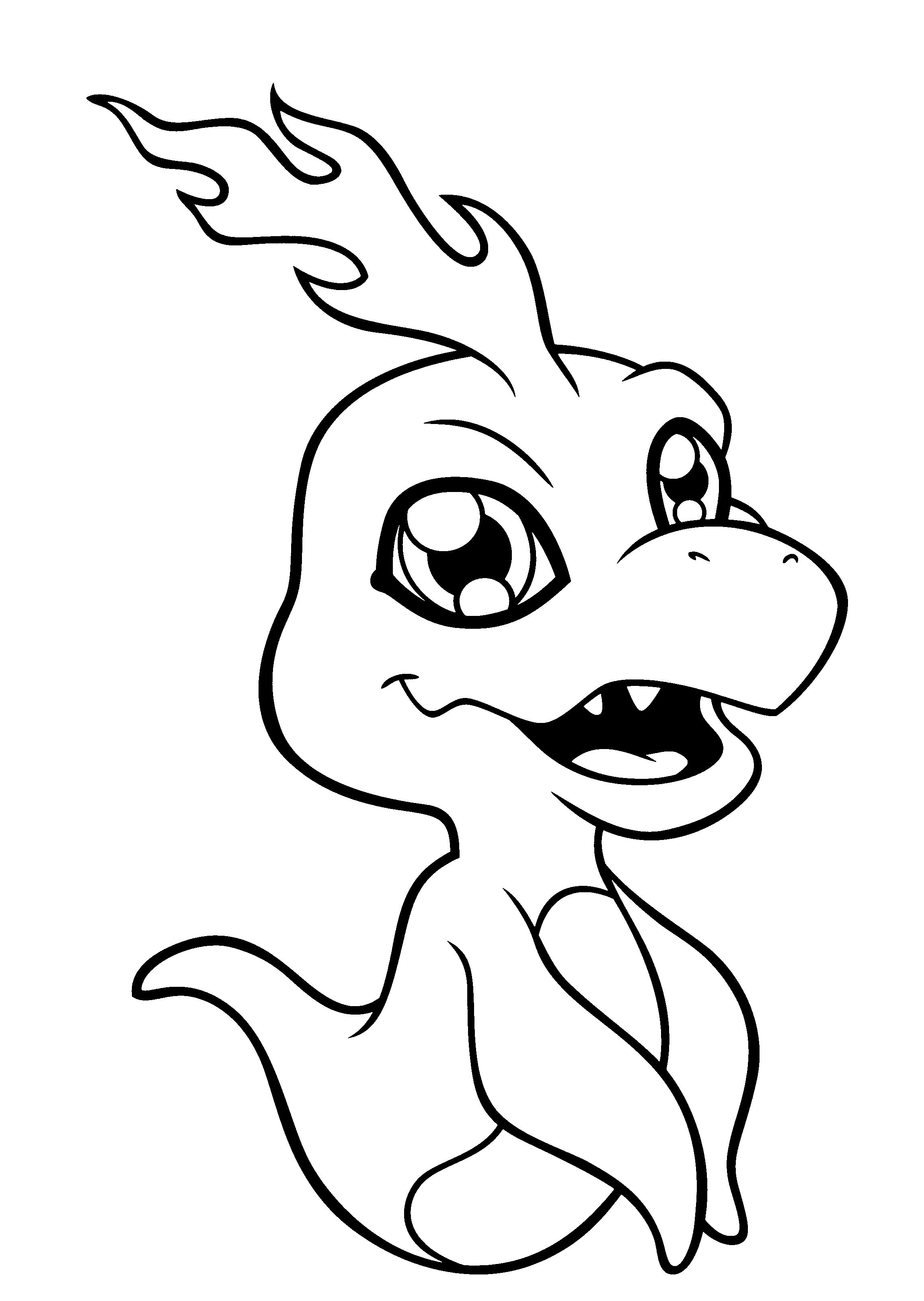 2298x3234 Popular Monster Pictures To Color Digimon Coloring Pages Page