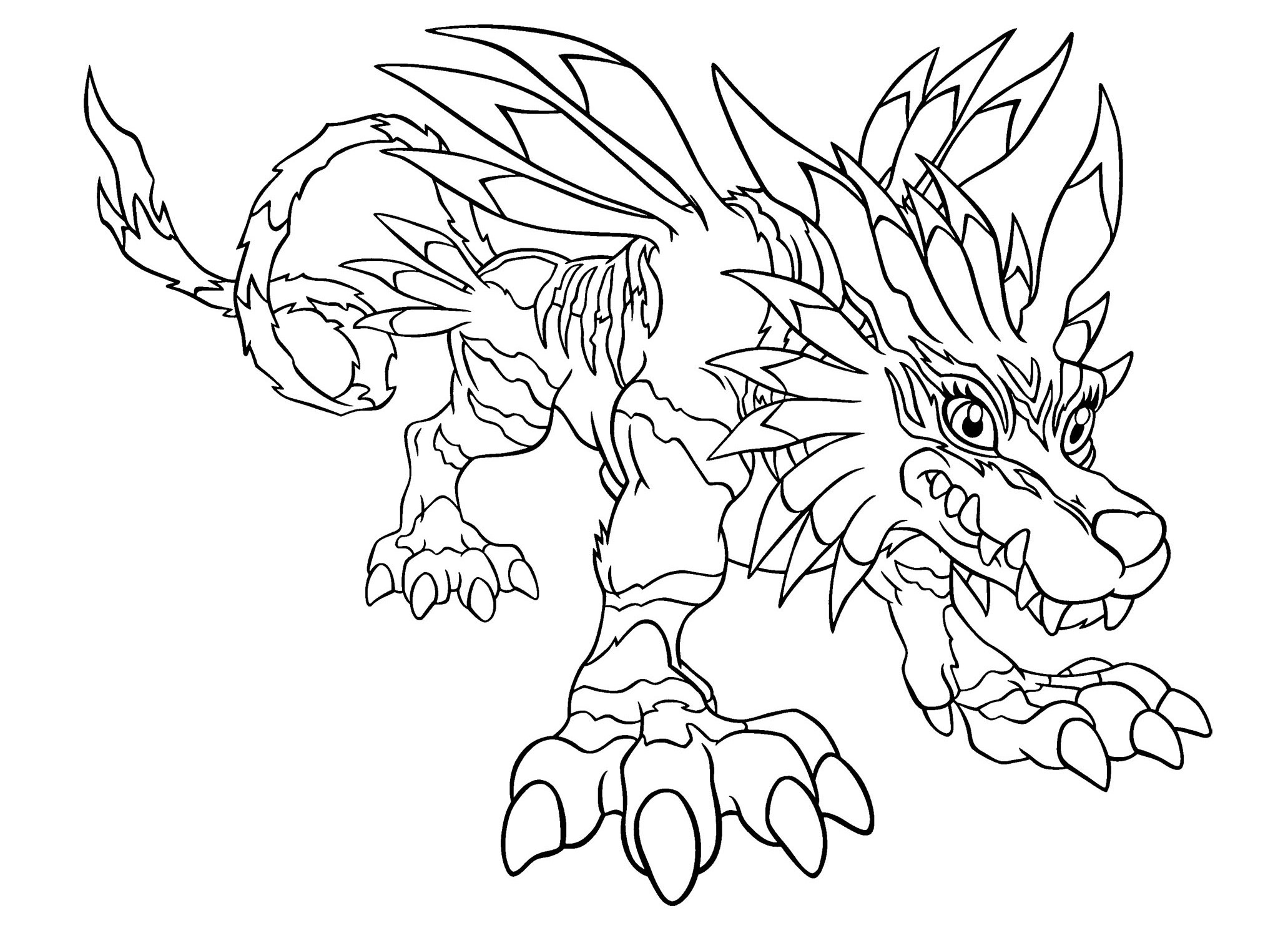 2063x1500 Digital Coloring Pages Beautiful Digimon Digital Monsters Coloring