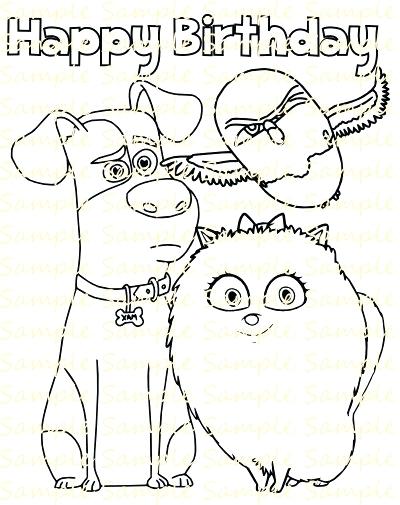400x505 Digital Coloring Pages Secret Life Of Pets Coloring Book Digital