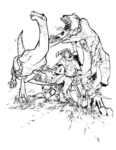 390x504 Dilophosaurus Coloring Page Park 4 Coloring Pages Jurassic World T