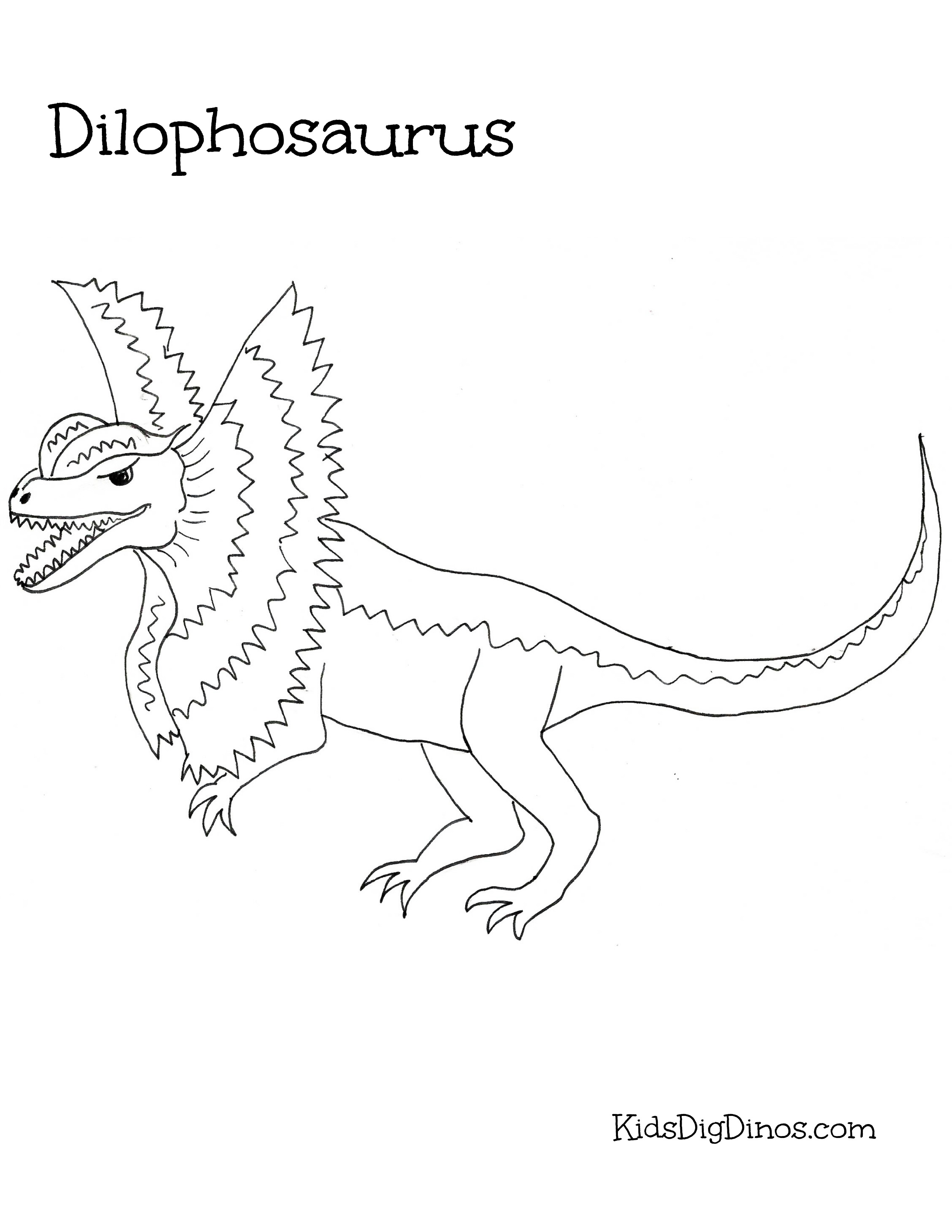 2550x3300 Dilophosaurus