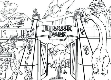 438x316 Printable Park Coloring Page Dinosaurs Printable Park Coloring