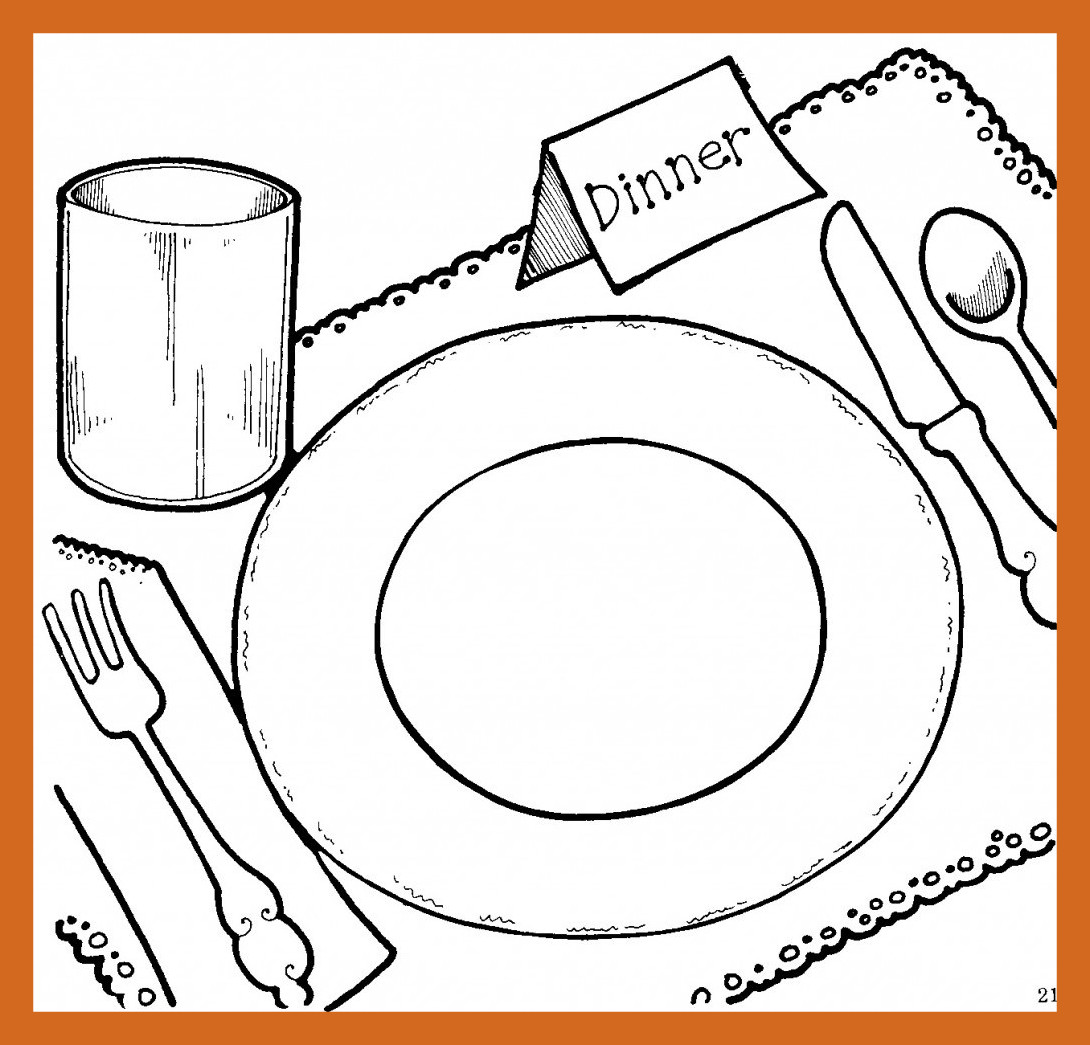 1090x1045 Inspiring Turkey To Color Printable Pic For Dinner Coloring Page
