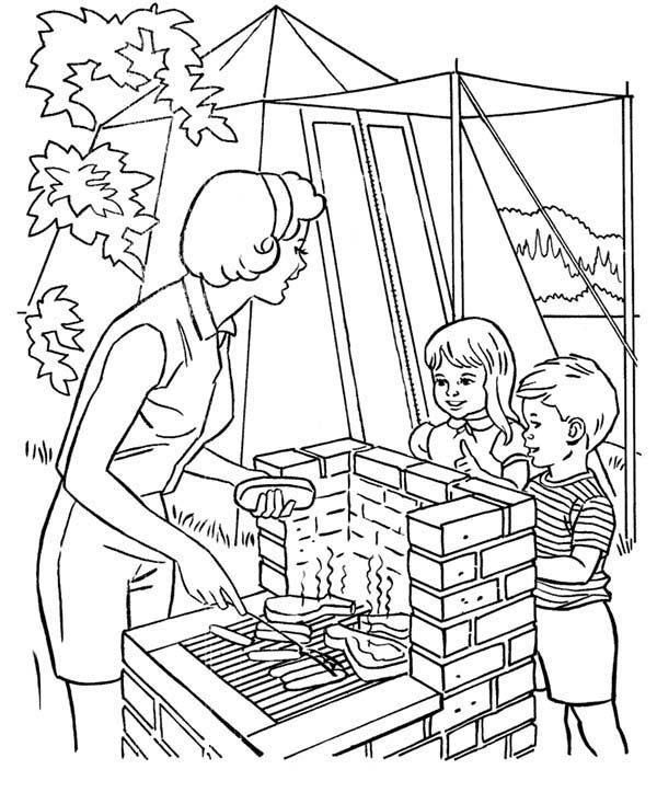 600x734 Helping Mother Cooking