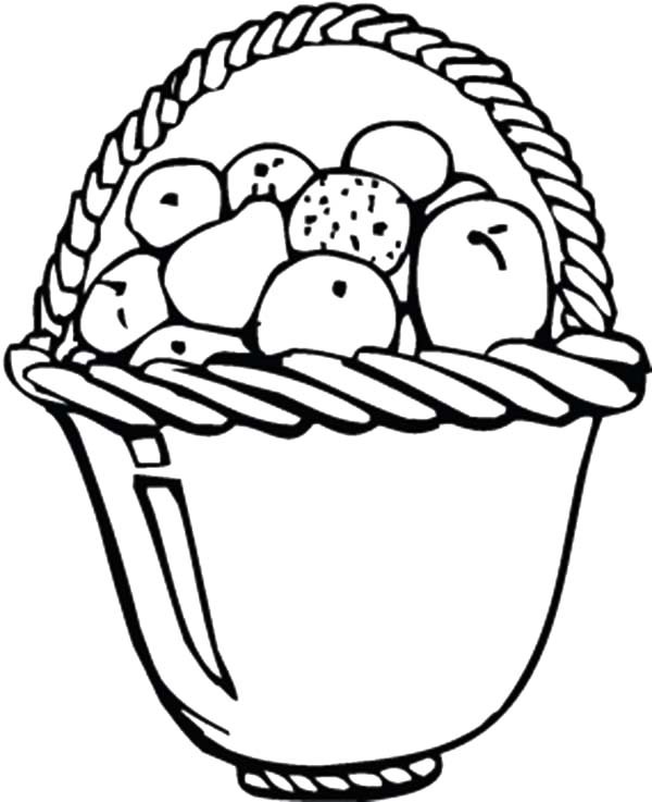 600x737 Apple Basket For Dining Table Coloring Pages Best Place To Color